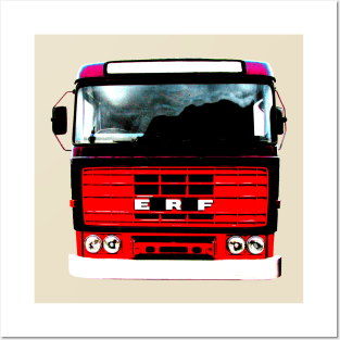 Vintage 1970s ERF B Series lorry bold Posters and Art